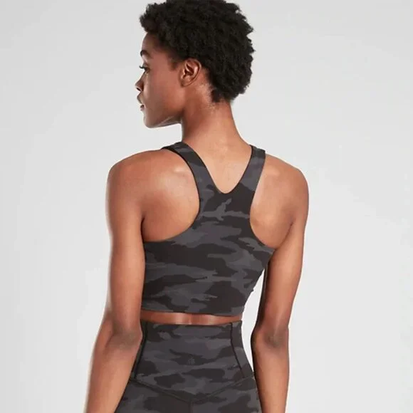 ATHLETA Camo Conscious Crop Bra Size Medium - Picture 2 of 9